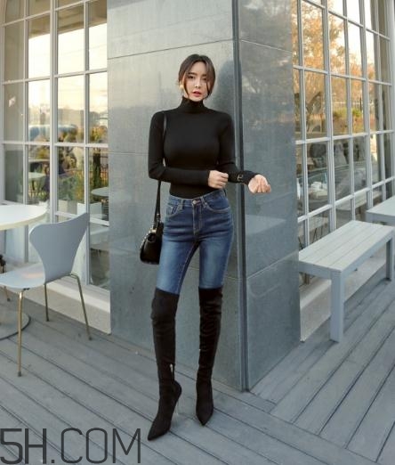 冬天穿牛仔褲配什么鞋子？冬天牛仔褲搭配鞋子圖片