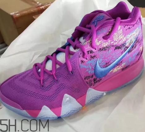 nike kyrie 4 multi color鴛鴦配色實物諜照什么樣？