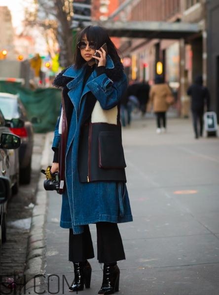 黑色喇叭褲搭什么上衣？黑色喇叭褲搭配上衣圖片