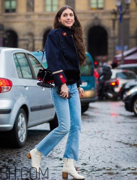 冬天穿喇叭褲怎么搭配？冬天喇叭褲搭配圖片