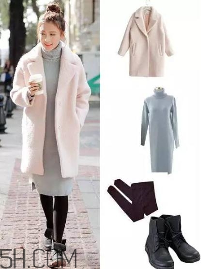 大衣搭配連衣裙好看嗎？冬季連衣裙搭配大衣圖片