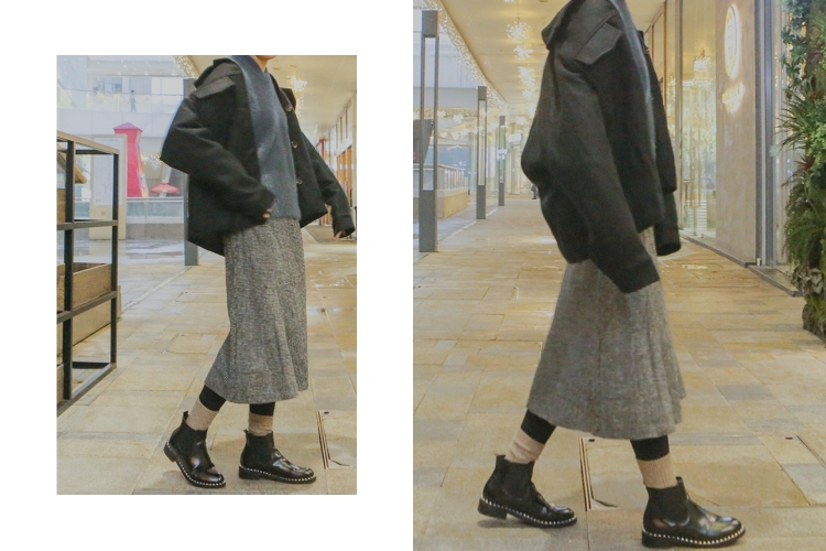 格子裙搭配毛衣好看吧 就算冬也不要放棄裙子 格子裙搭配毛衣好看吧 就算冬也不要放棄裙子