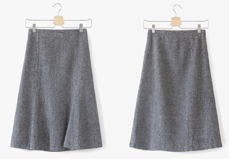 格子裙搭配毛衣好看吧 就算冬也不要放棄裙子 格子裙搭配毛衣好看吧 就算冬也不要放棄裙子