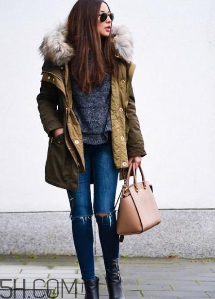 派克大衣搭配什么褲子？派克大衣搭配褲子圖片