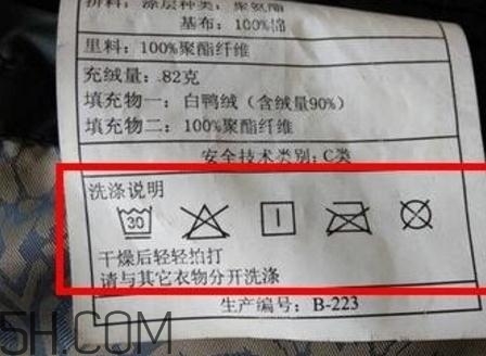 羽絨服標(biāo)簽上的圖什么意思？羽絨服標(biāo)牌怎么看？