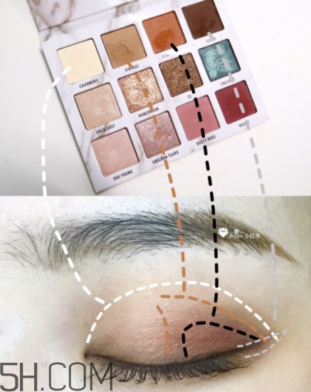 venus marble眼影怎么用 3種畫法教程 venus marble眼影怎么用 3種畫法教程