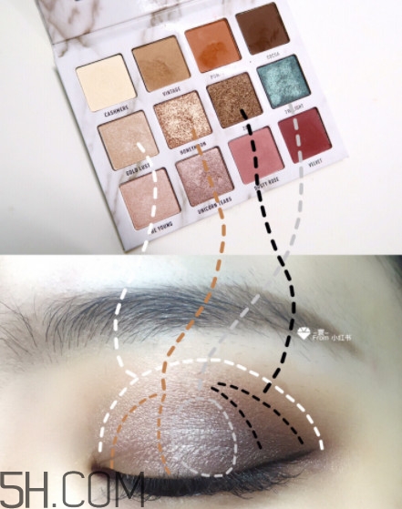 venus marble眼影怎么用 3種畫法教程 venus marble眼影怎么用 3種畫法教程