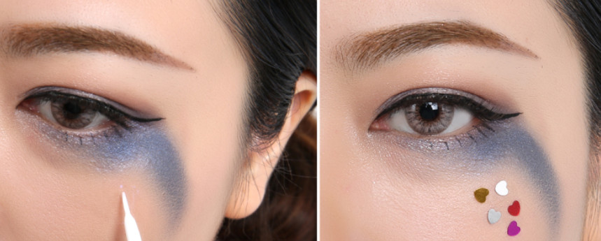 小丑女妝容教程圖解 小丑女妝容教程圖解