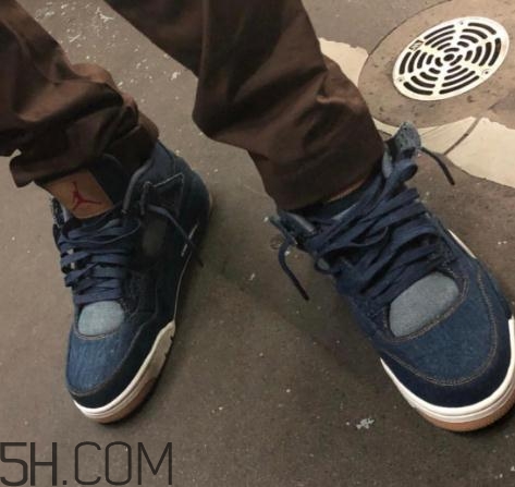 levis與air jordan 4聯(lián)名款實(shí)物什么樣_多少錢(qián)？