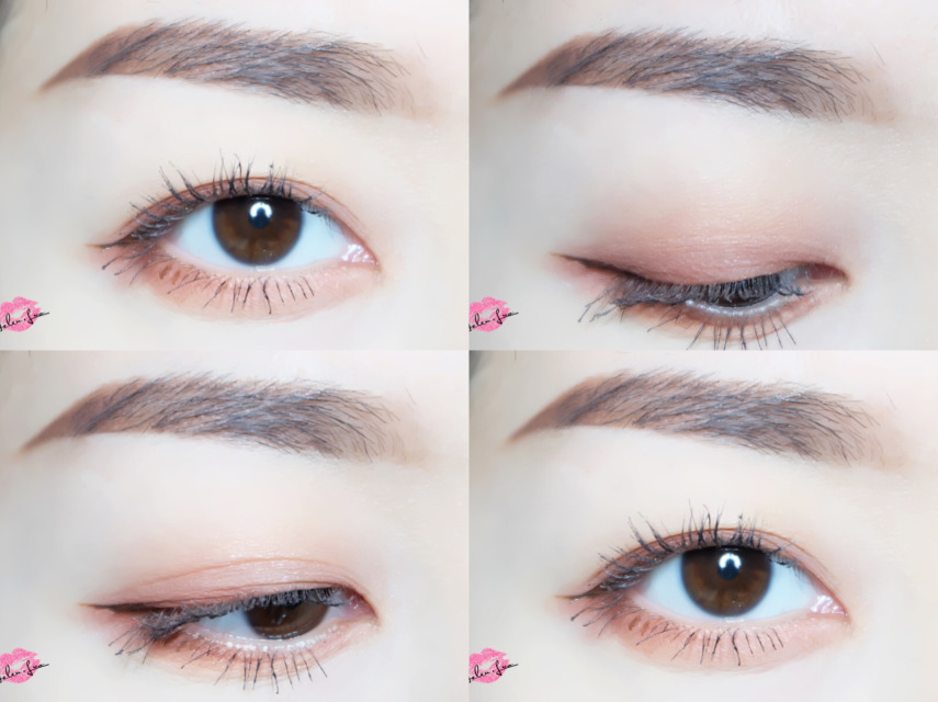 la girl四色眼影色號試色 洛杉磯女孩眼影試色