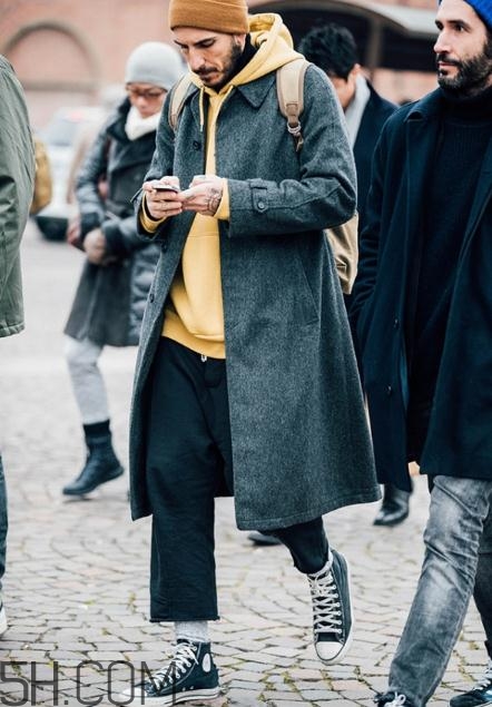 男士九分褲配什么襪子好看？男士九分褲搭配襪子圖片