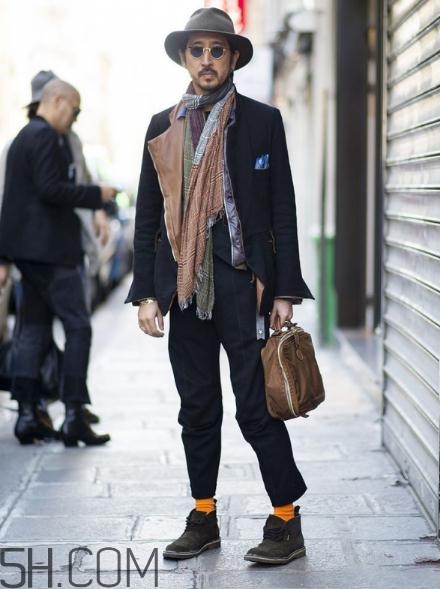 男士九分褲配什么襪子好看？男士九分褲搭配襪子圖片