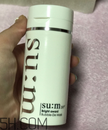 SUM37氣泡面膜能卸妝嗎？功能是什么？