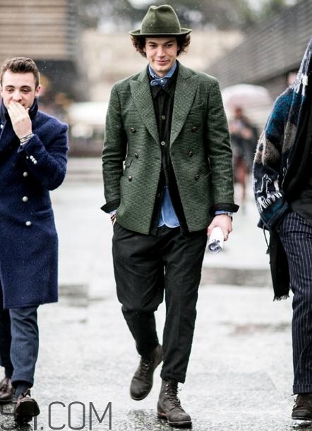 男士九分褲配什么鞋子好看？男士九分褲搭配鞋子圖片