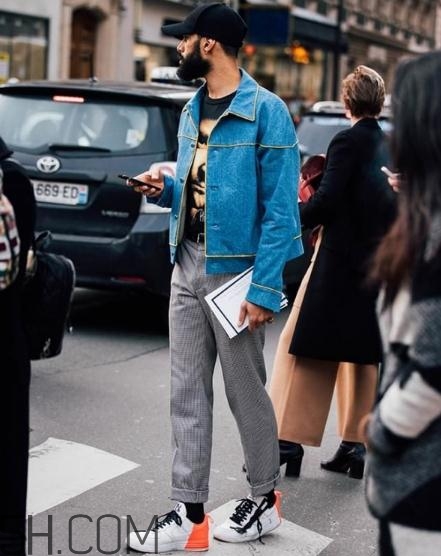 男士九分褲配什么鞋子好看？男士九分褲搭配鞋子圖片