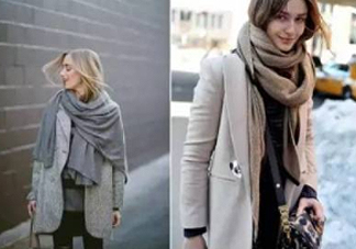 圍巾與大衣怎么搭配？灰色圍巾怎么搭配？
