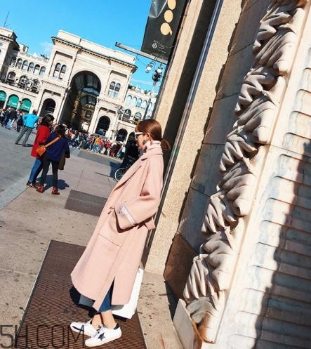 粉色大衣搭配什么鞋子？粉色大衣搭配鞋子圖片