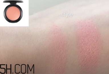 mac腮紅pink swoon是什么顏色？mac腮紅pink swoon試色