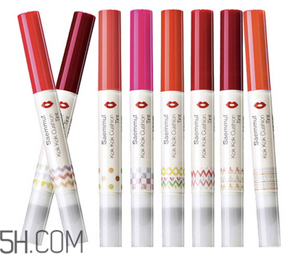 得鮮氣墊口紅色號怎么選？the saem得鮮氣墊口紅試色