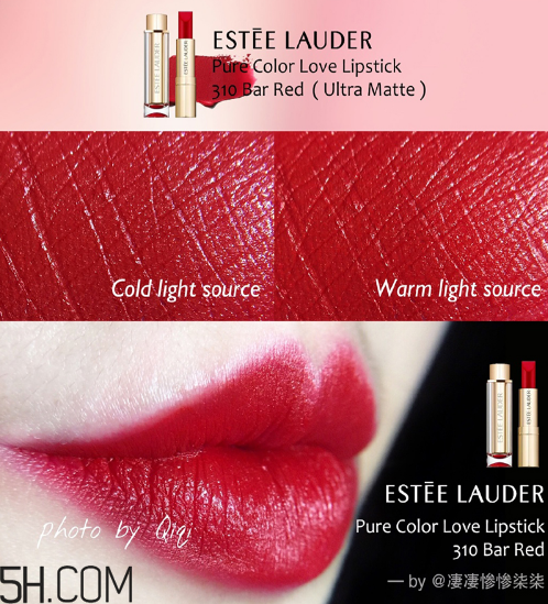 雅詩蘭黛戀愛唇膏哪個色比較火？崔雪莉雅詩蘭黛畫報口紅色號