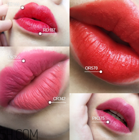 植村秀柔霧系列最全試色 你適合什么顏色？