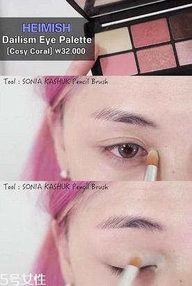 南瓜色眼影怎么畫？南瓜色眼妝畫法教程