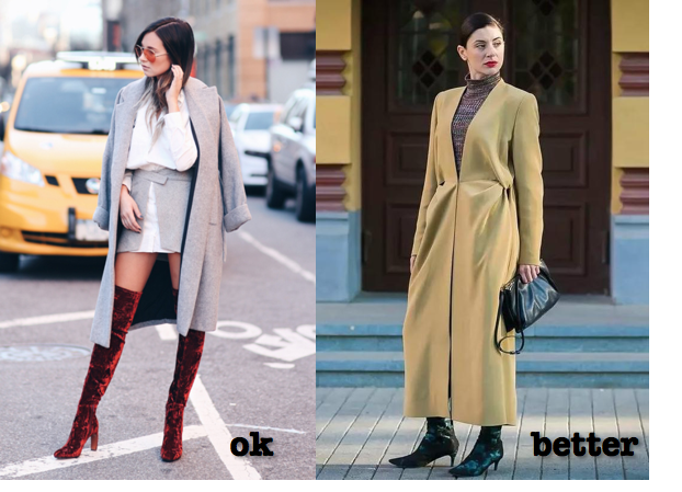 大衣配什么靴子 靴子和大衣搭配技巧 大衣配什么靴子 靴子和大衣搭配技巧
