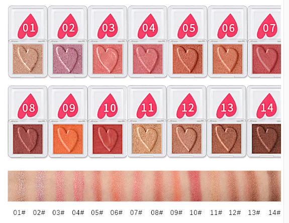 hold live單色眼影好用嗎？興起的國貨眼影試色