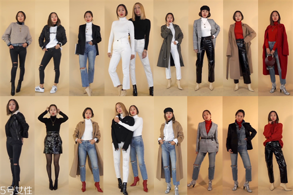 高領(lǐng)毛衣搭配女圖片 16種風格任你挑