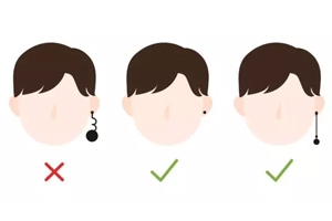 耳飾該怎么挑選？大臉適合耳釘