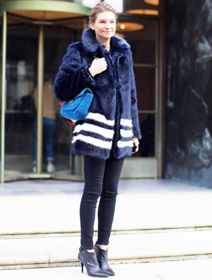 藍(lán)色皮草怎么搭配？盡顯高貴迷人氣質(zhì)