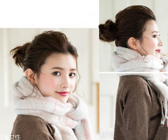 冬天系圍巾怎么扎頭發(fā)？適合搭配羽絨服的發(fā)型