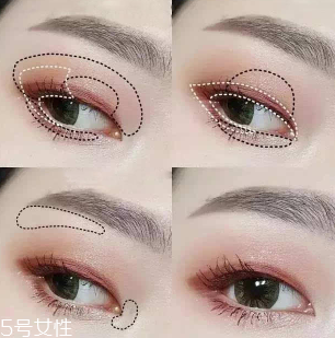 內(nèi)雙怎么畫眼影？使用啞光OR微珠光眼影