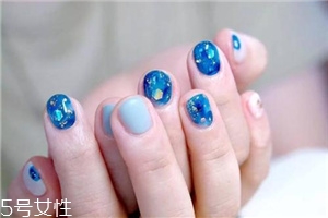 超美顯白藍色系美甲 不做美甲會死系列 超美顯白藍色系美甲 不做美甲會死系列