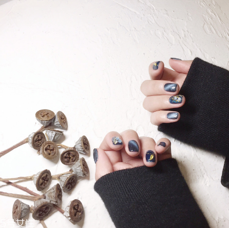 超美顯白藍色系美甲 不做美甲會死系列 超美顯白藍色系美甲 不做美甲會死系列