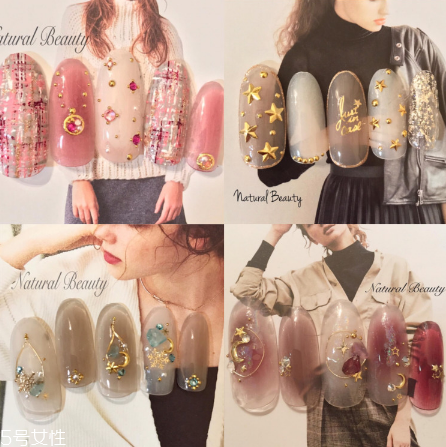 風(fēng)靡日本的冬季美甲合集 blingbling小仙女 風(fēng)靡日本的冬季美甲合集 blingbling小仙女