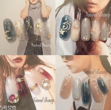 風(fēng)靡日本的冬季美甲合集 blingbling小仙女 風(fēng)靡日本的冬季美甲合集 blingbling小仙女