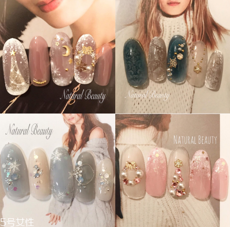 風(fēng)靡日本的冬季美甲合集 blingbling小仙女 風(fēng)靡日本的冬季美甲合集 blingbling小仙女