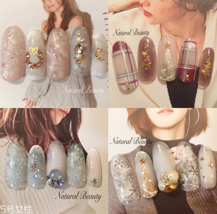 風(fēng)靡日本的冬季美甲合集 blingbling小仙女 風(fēng)靡日本的冬季美甲合集 blingbling小仙女