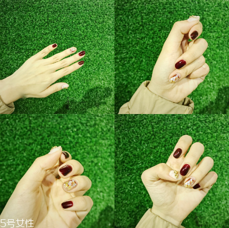紅色系列奶茶色秋冬美甲推薦 和毛衣最配的美甲 紅色系列奶茶色秋冬美甲推薦 和毛衣最配的美甲