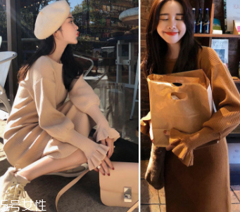 長款毛衣怎么搭配外套？六款毛衣連衣裙怎么搭都好看