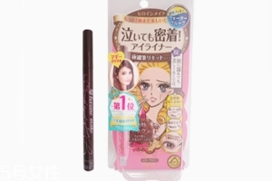 kiss me眼線筆怎么卸？卸妝水直接擦拭即可