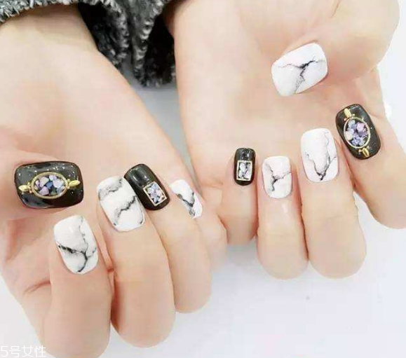 大理石美甲推薦 高級(jí)又有質(zhì)感
