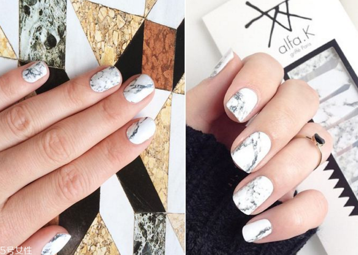 大理石美甲推薦 高級(jí)又有質(zhì)感