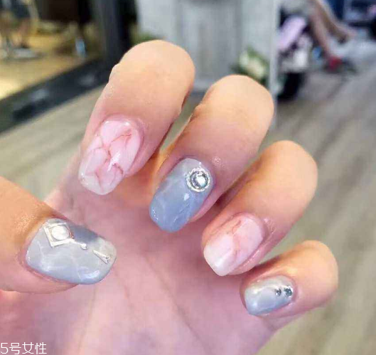 大理石美甲推薦 高級(jí)又有質(zhì)感