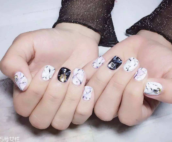 大理石美甲推薦 高級(jí)又有質(zhì)感