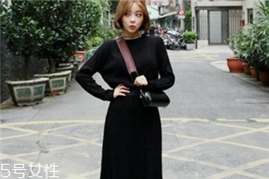 黑色針織裙配什么上衣好看？小女人溫柔氣質(zhì)盡顯