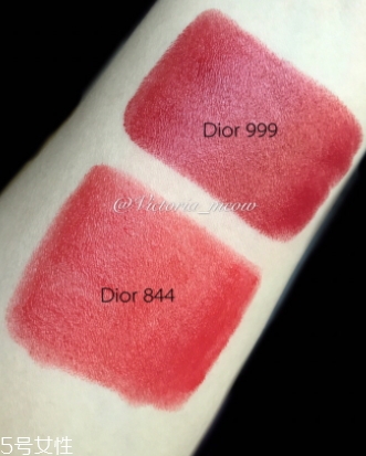 迪奧口紅844和迪奧999試色對(duì)比 迪奧口紅844和迪奧999試色對(duì)比
