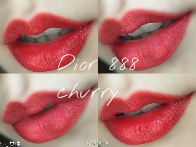 迪奧888口紅專柜價格多少錢 超級美的紅偏橘顏色 迪奧888口紅專柜價格多少錢 超級美的紅偏橘顏色