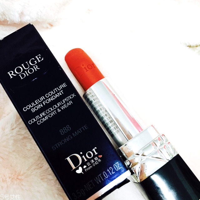 迪奧888口紅專柜價格多少錢 超級美的紅偏橘顏色 迪奧888口紅專柜價格多少錢 超級美的紅偏橘顏色